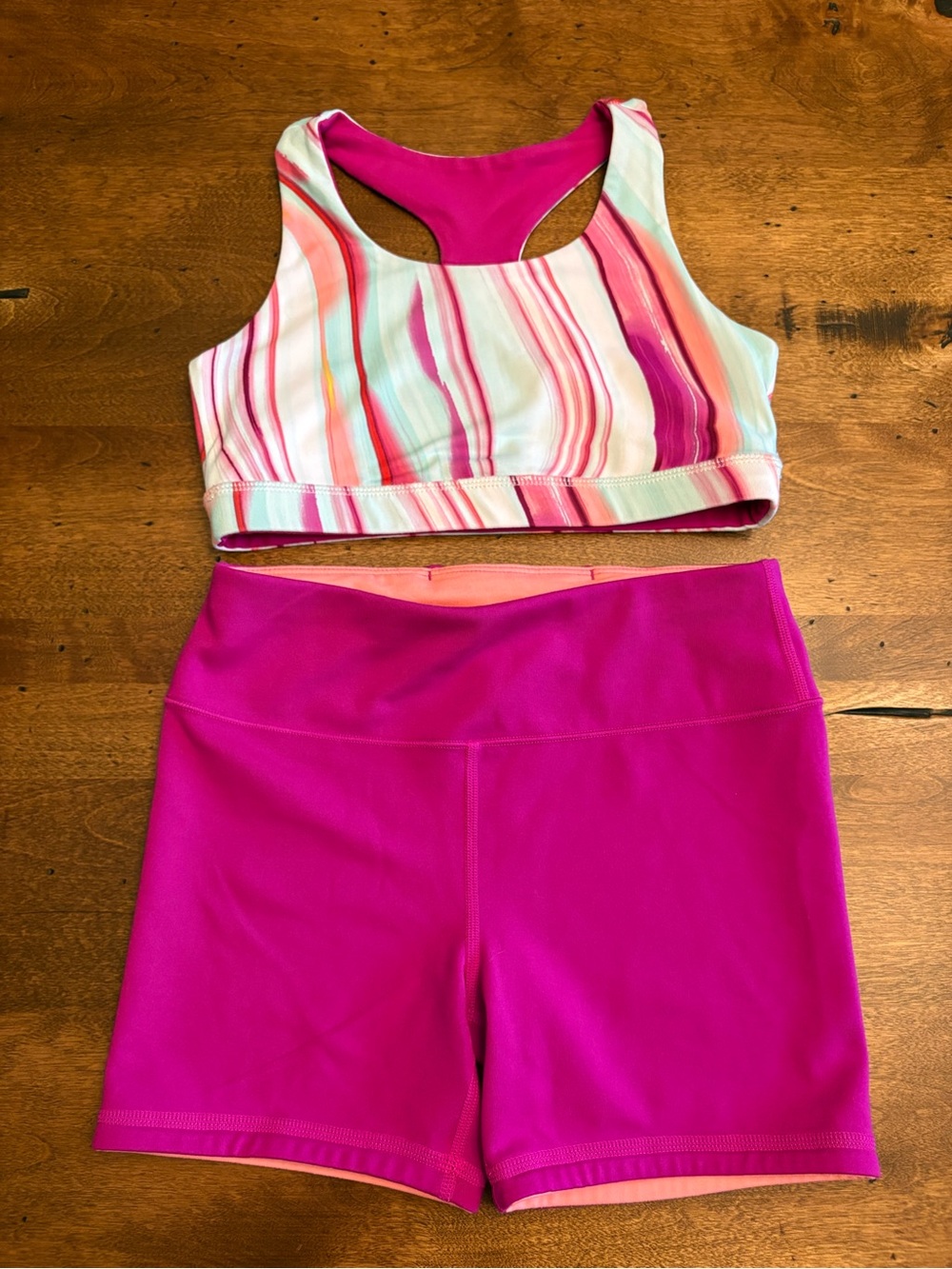 Avia Top / Shorts Set Athletic Wear - Youth Medium 7/8 - Nice!